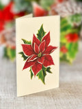 FreshCut Paper FreshCut Paper Birch Poinsettia Pop-Up Holiday Greeting Card - Little Miss Muffin Children & Home