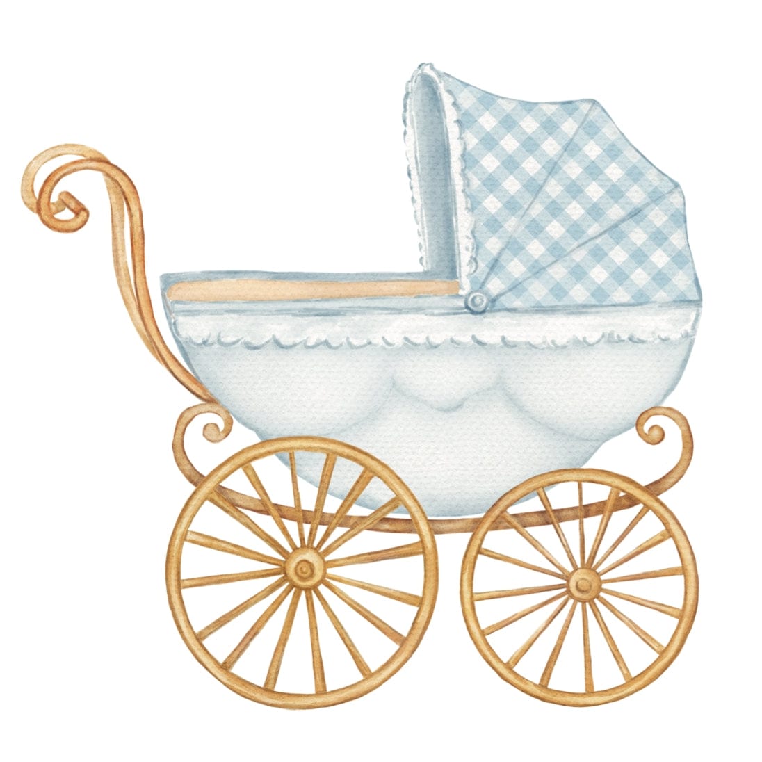 Front Porch Elegance Welcome Baby Door Hanger in It's a Boy Blue - Little Miss Muffin Children & Home