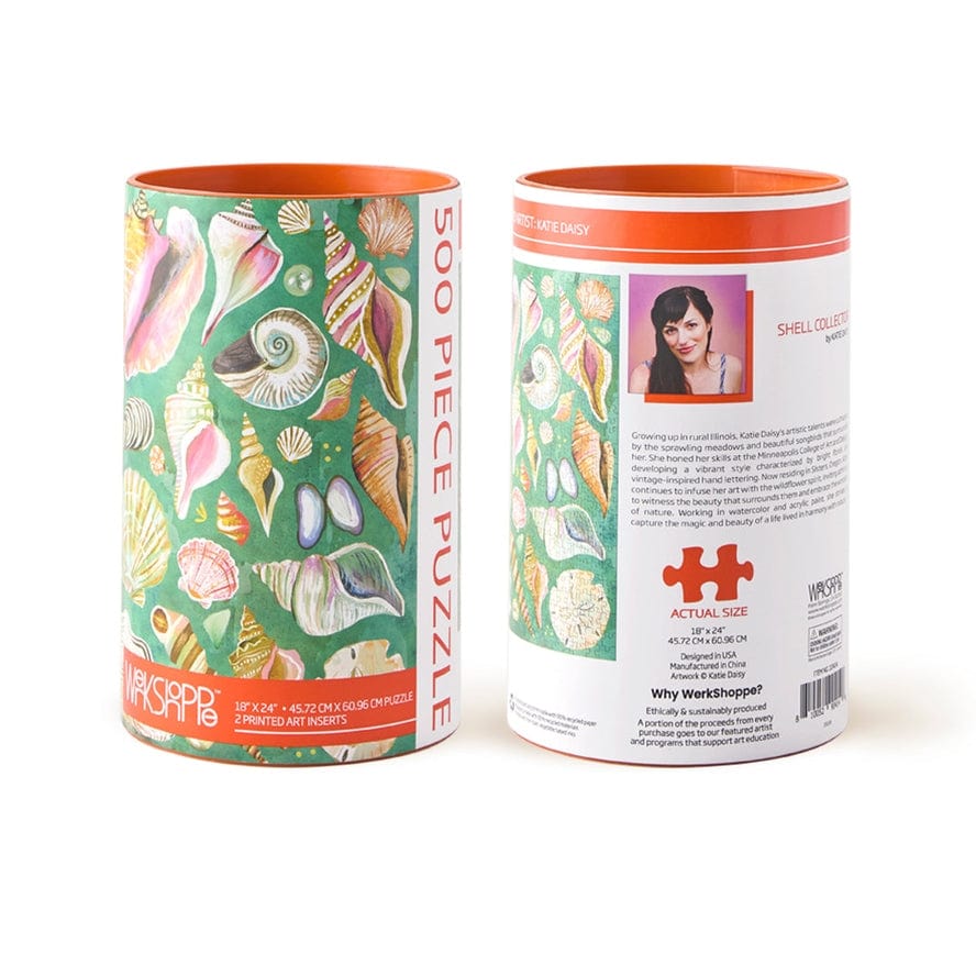 WerkShoppe WerkShoppe Shell Collector 500 Piece Puzzle - Little Miss Muffin Children & Home