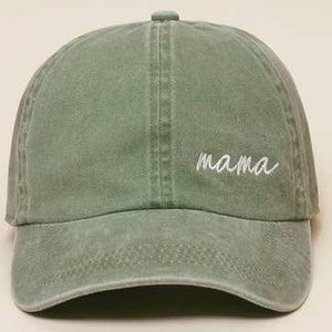 Fashion City Fashion City Mama Embroidered Baseball Cap - Little Miss Muffin Children & Home