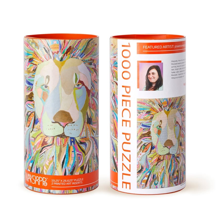 WerkShoppe WerkShoppe Majestic Lion 1000 Piece Jigsaw Puzzle - Little Miss Muffin Children & Home