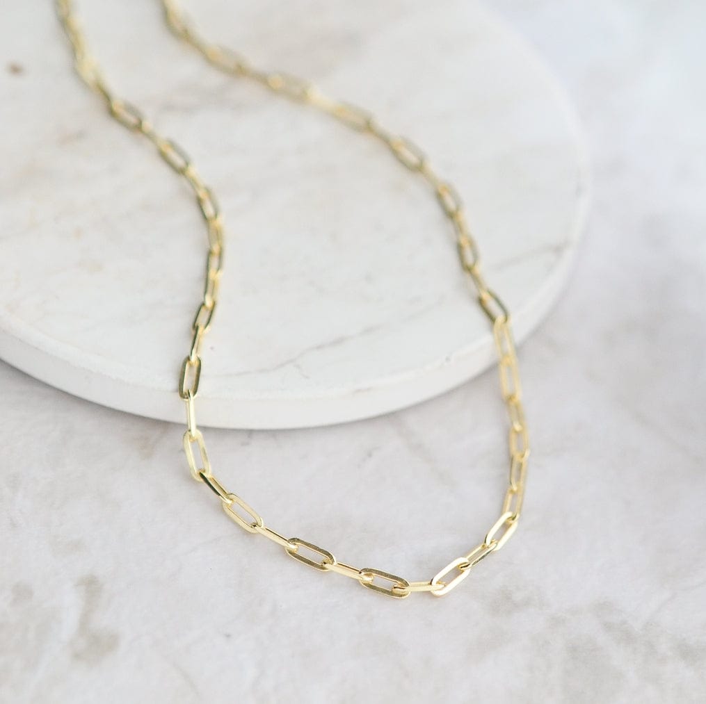 Sosie Designs Sosie Designs Sterling Paper Clip Chain Necklace - Little Miss Muffin Children & Home