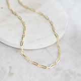 Sosie Designs Sterling Paper Clip Chain Necklace