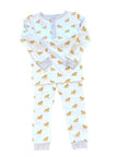 Lulu Bebe LSU Tiger Pima 2-Piece PJ  Set with Striped Trim - Little Miss Muffin Children & Home