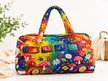 Rainbow Hippie Bus 3D Print Duffle Bag