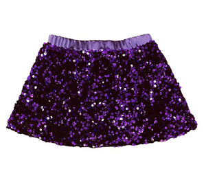 Lulu Bebe Lulu Bebe Sequin Skort Purple - Little Miss Muffin Children & Home