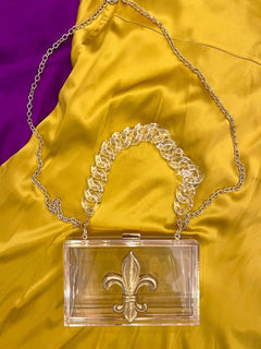 Carol Cassisa Carol Cassisa Fleur de Lis Purse - Little Miss Muffin Children & Home