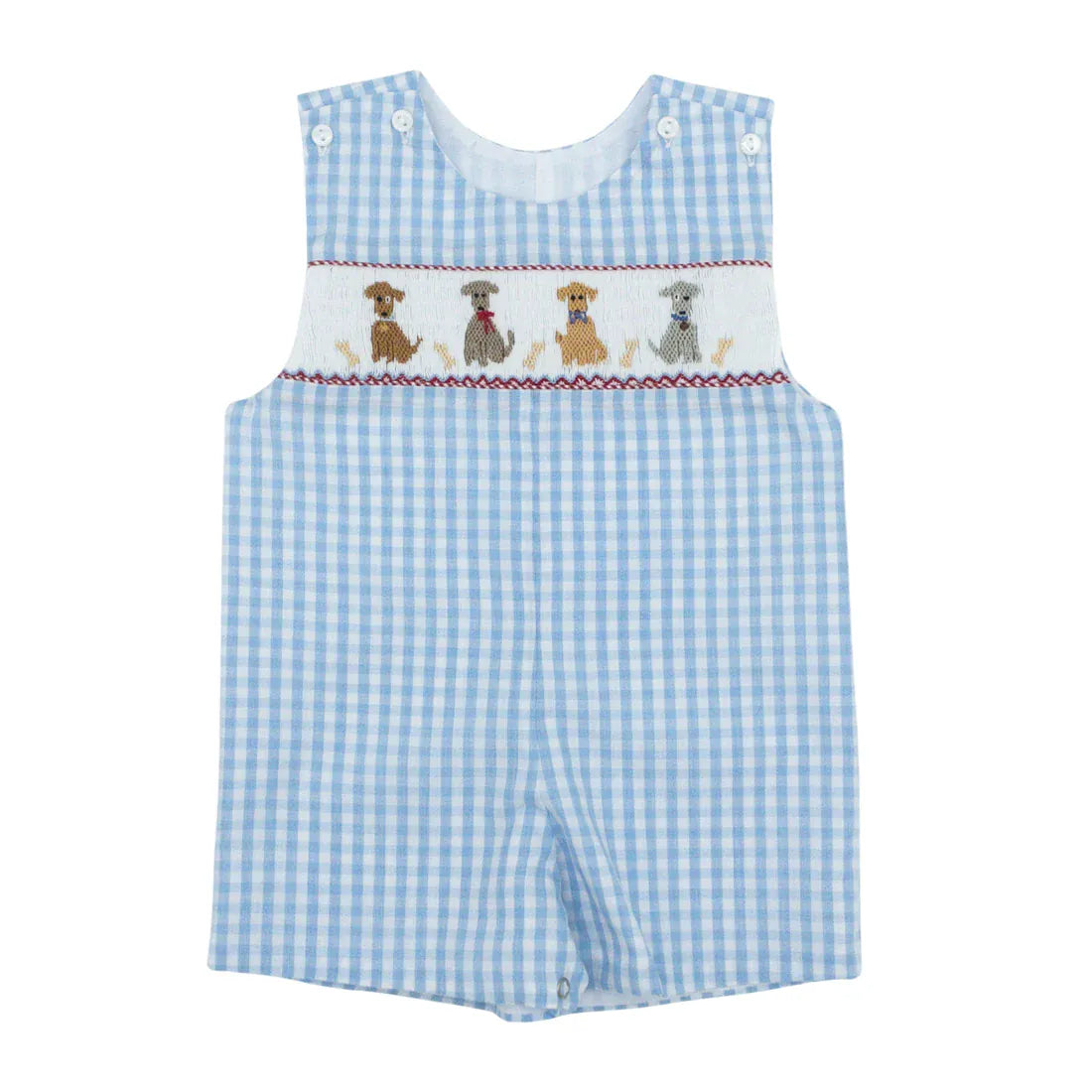 Pete Puppy Smocked Shortall