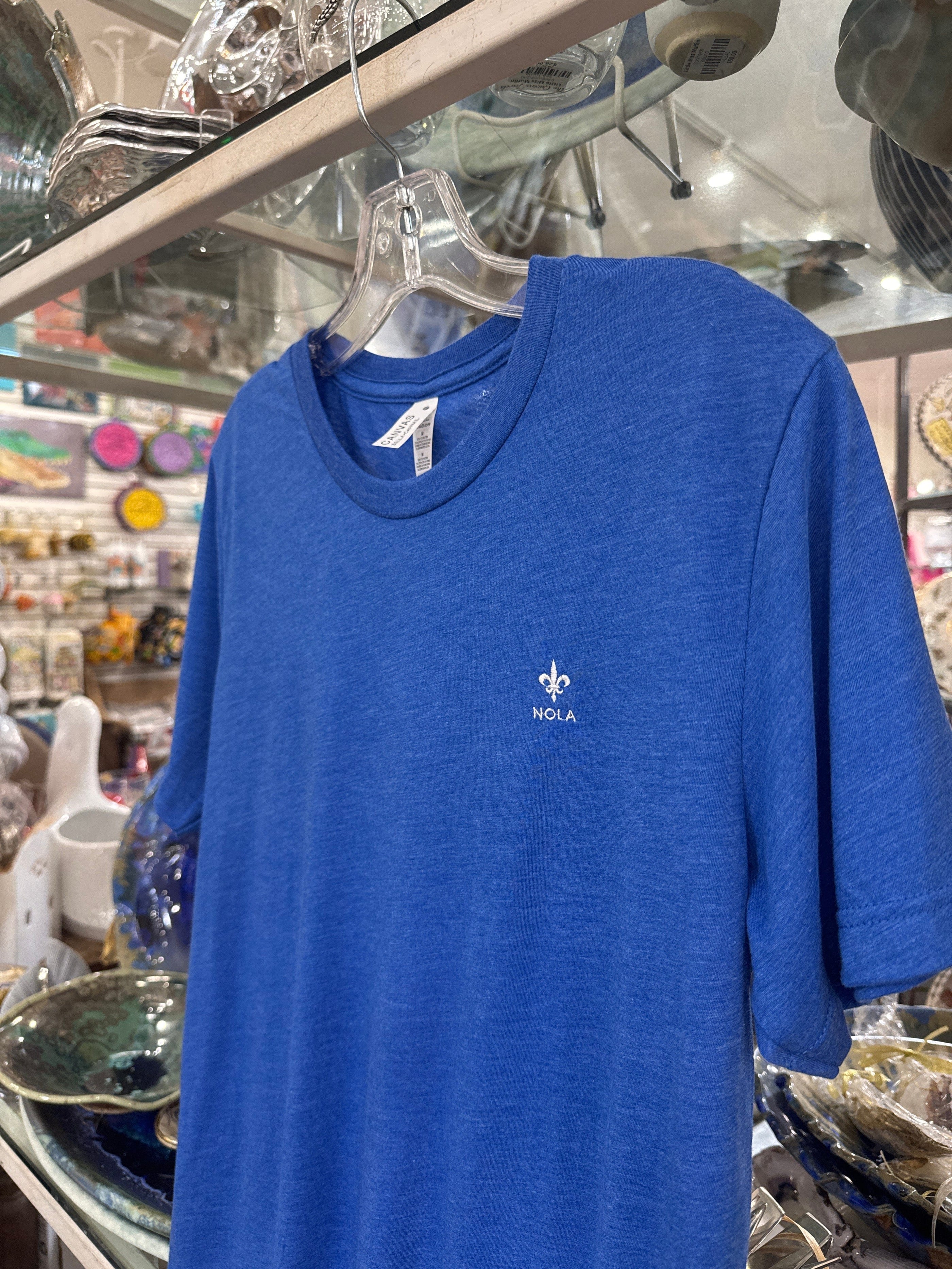 Nola Shirts Blue NOLA FDL Tee - Little Miss Muffin Children & Home