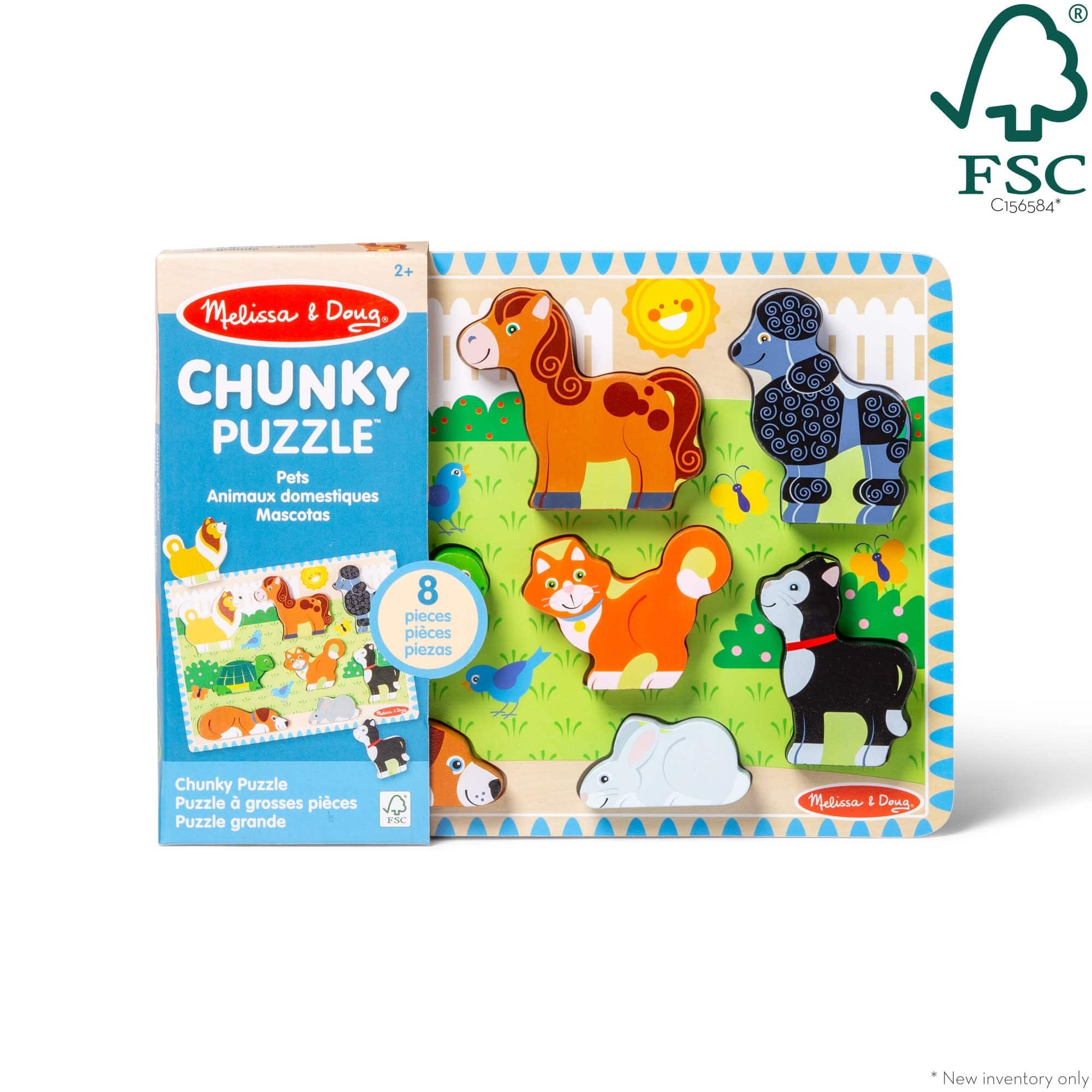 Melissa & Doug Melissa & Doug Pets Chunky Puzzle - Little Miss Muffin Children & Home