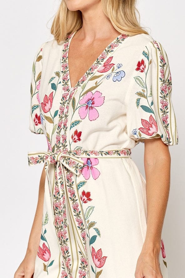 Lalavon Printed Short Sleeve Romper - Little Miss Muffin Children & Home