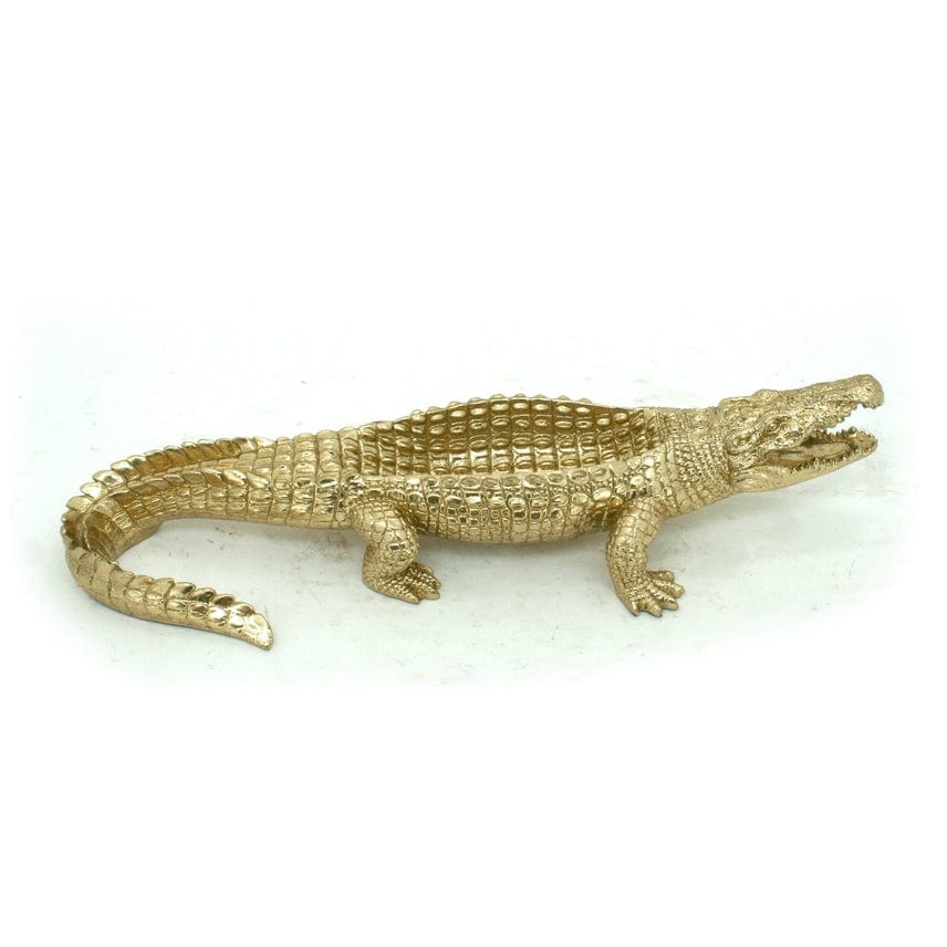 Contrast Inc Contrast Inc Gold Crocodile Bowl - Little Miss Muffin Children & Home