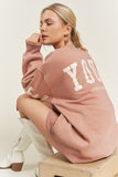 Jade by Jane Be Yourself Sweatshirt in Camel