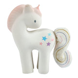 Tikiri Toys Tikiri Toys Cotton Candy Unicorn Natural Rubber Rattle Crinkle Tail - Little Miss Muffin Children & Home