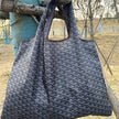 geometric print large handbag
