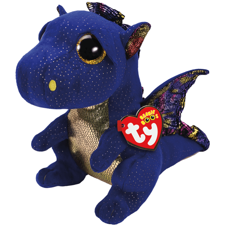 Ty Inc Ty Inc Saffire Blue Speckled Dragon - Little Miss Muffin Children & Home