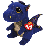 Ty Inc Saffire Blue Speckled Dragon