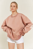 Jade by Jane Be Yourself Sweatshirt in Camel