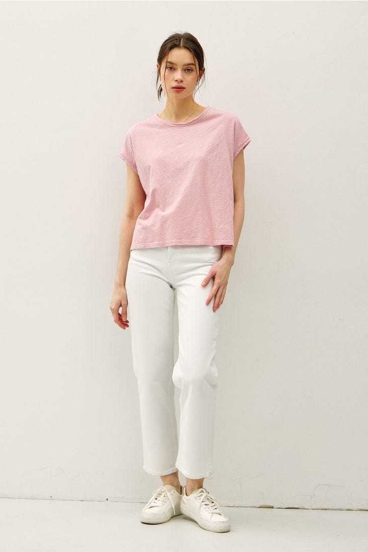 Be Cool Exposed Seam Detail Boxy Muscle Top - Little Miss Muffin Children & Home