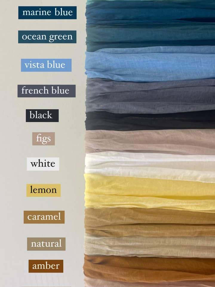 Vikolino Vikolino Linen Sheer Gauze Scarf - Little Miss Muffin Children & Home