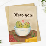 Big Moods "Olive You" Card