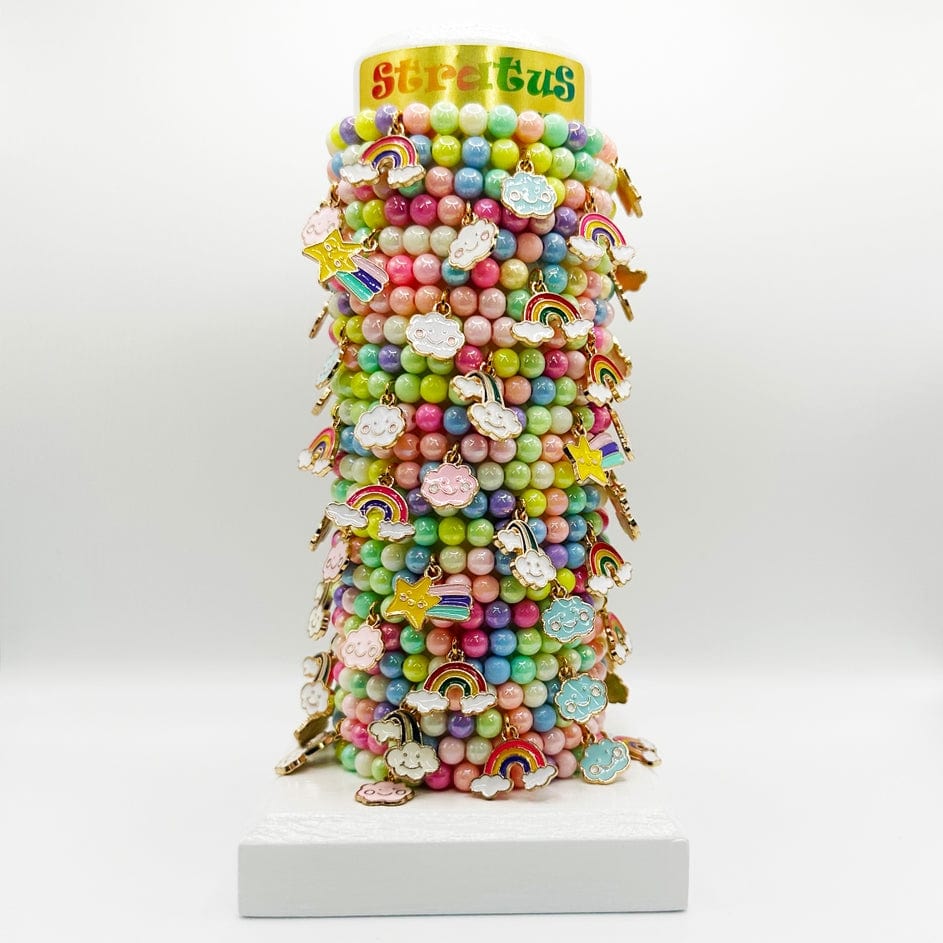 Stratus Stratus Up in the Sky Rainbow and Cloud 3 Charm Bracelet, Sold Individually - Little Miss Muffin Children & Home