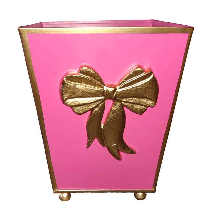 Jaye's Studio Jaye's Studio Regency Bow Square Cachepot Planter - Little Miss Muffin Children & Home