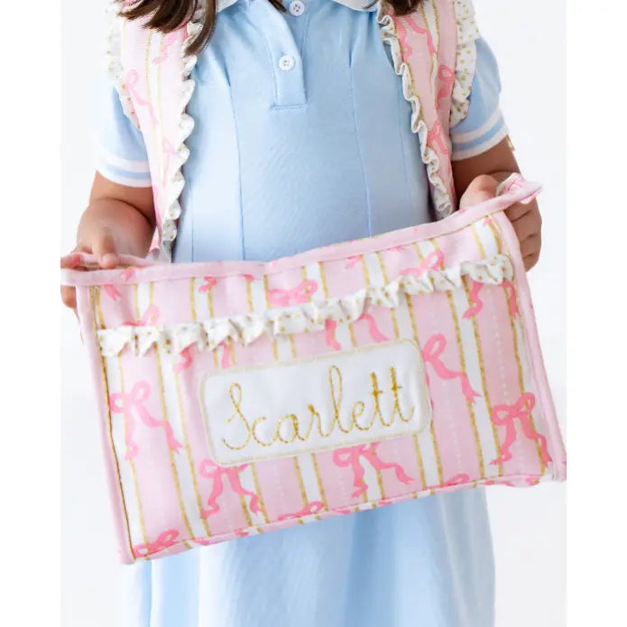 Pink Bows Pencil Bag