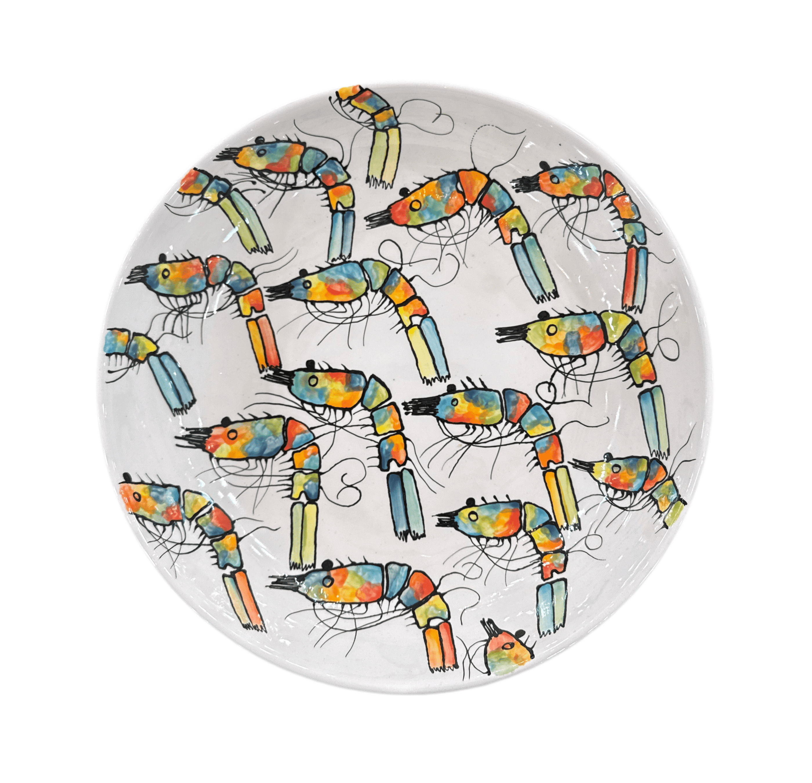 Jan Salzer Art Jan Salzer Large Shrimp Bowl - Little Miss Muffin Children & Home