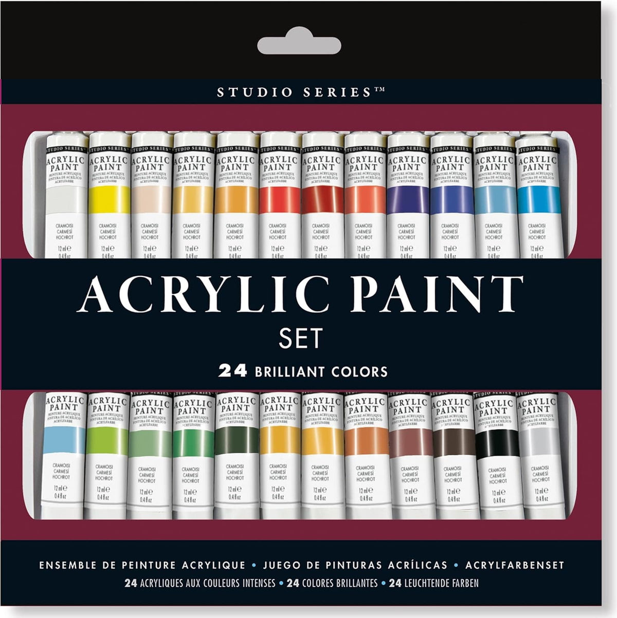 Peter Pauper Press Peter Pauper Press Studio Series Acrylic Paint Set (24 colors) - Little Miss Muffin Children & Home
