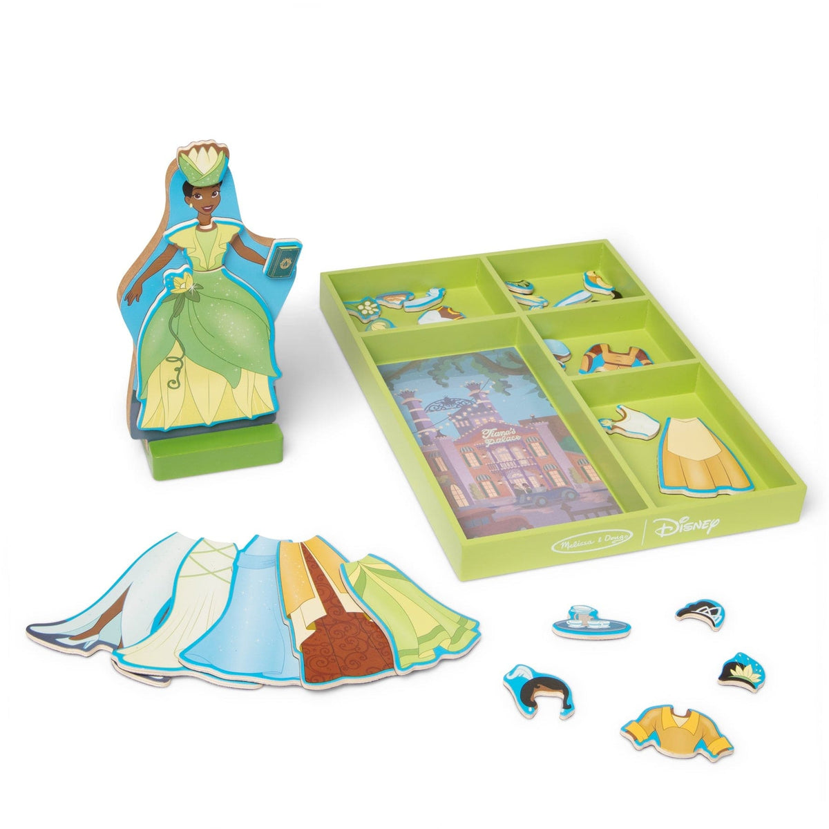 Melissa & Doug Disney Magnetic Dress Up Tiana - Little Miss Muffin Children & Home