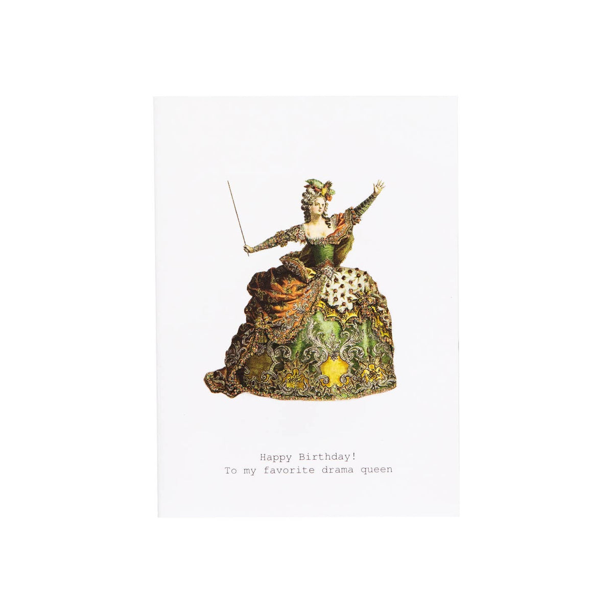 Margot Elena TokyoMilk Card Drama Queen Greeting Card - Little Miss Muffin Children & Home