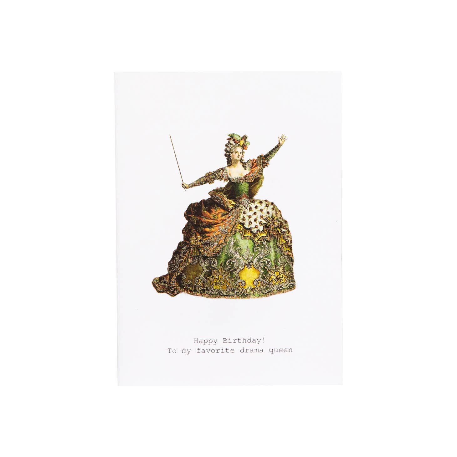 Margot Elena TokyoMilk Card Drama Queen Greeting Card - Little Miss Muffin Children & Home