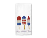 Crows Nest Atelier Crows Nest Atelier Sweet Summer Time Waffle Weave Tea Towel - Little Miss Muffin Children & Home