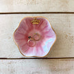 Lotus Flower Ceramic Dish with Crown