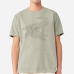 Washed Thyme Alligator Gulf Coast Graphic Tee