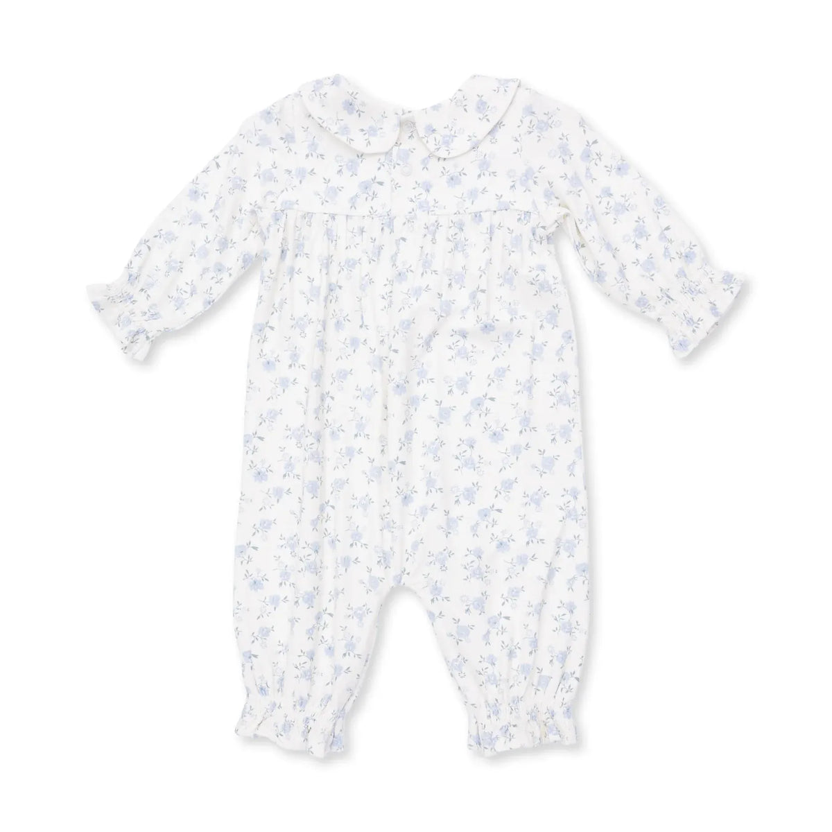 Rose Briar Smocked Long Sleeve Romper