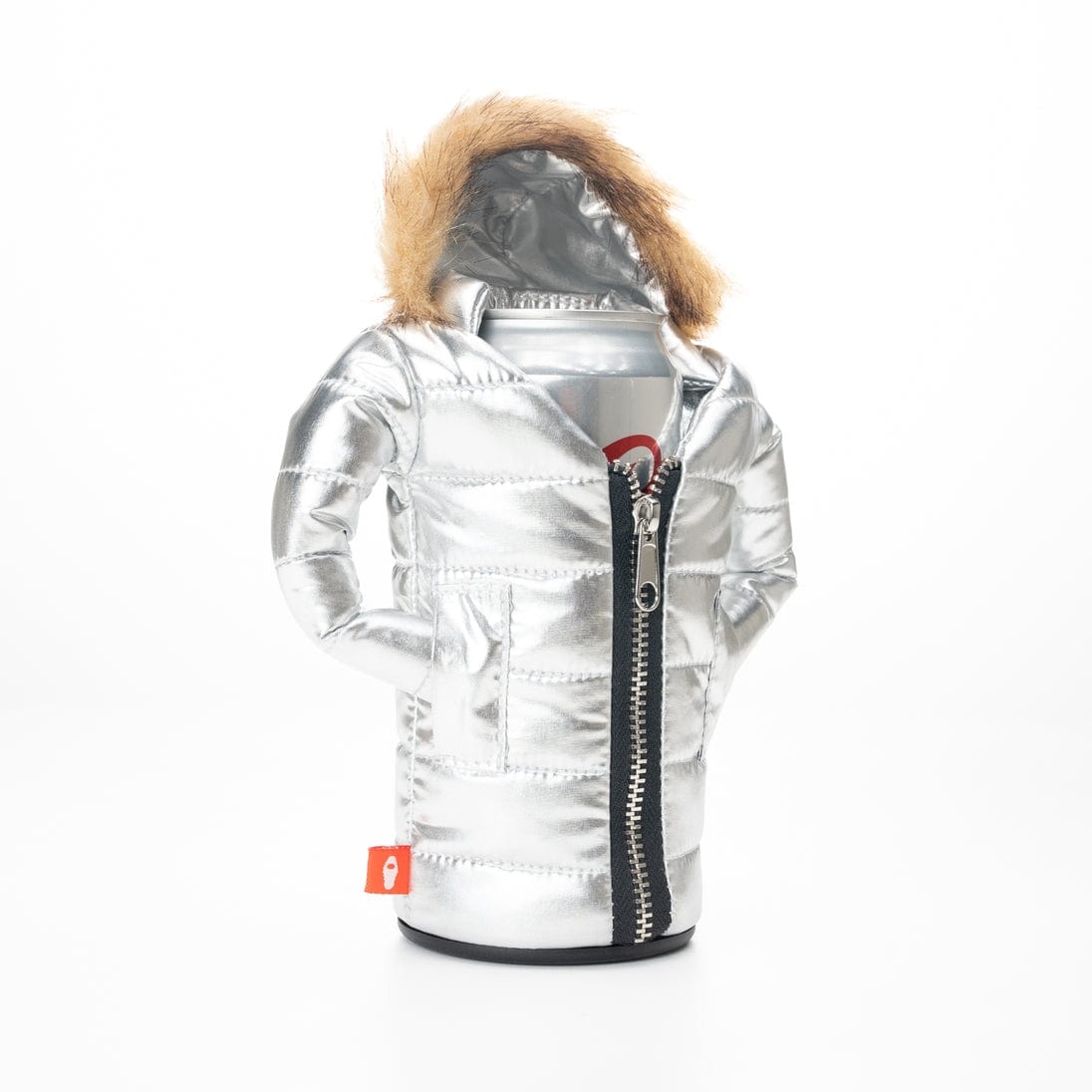 Puffin Drinkwear The Pahka Insulated Can Cooler, Metallic Silver - Little Miss Muffin Children & Home