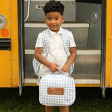 Sugar Bee Clothing Lunch Bag - Blue Gingham