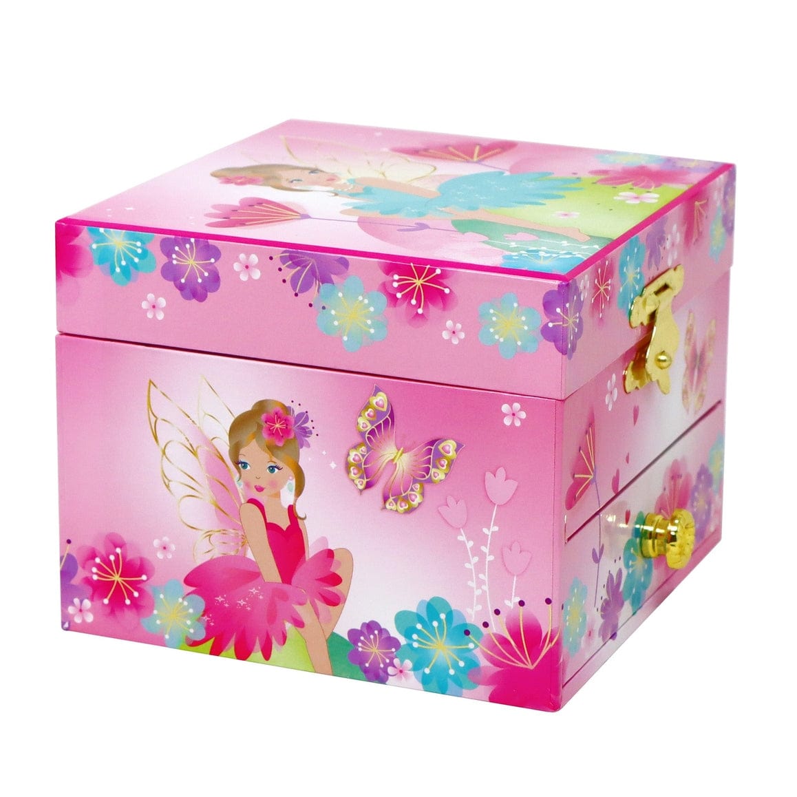 Pink Poppy Pink Poppy Fairy Butterfly Friends Small Musical Jewellery Box - Little Miss Muffin Children & Home