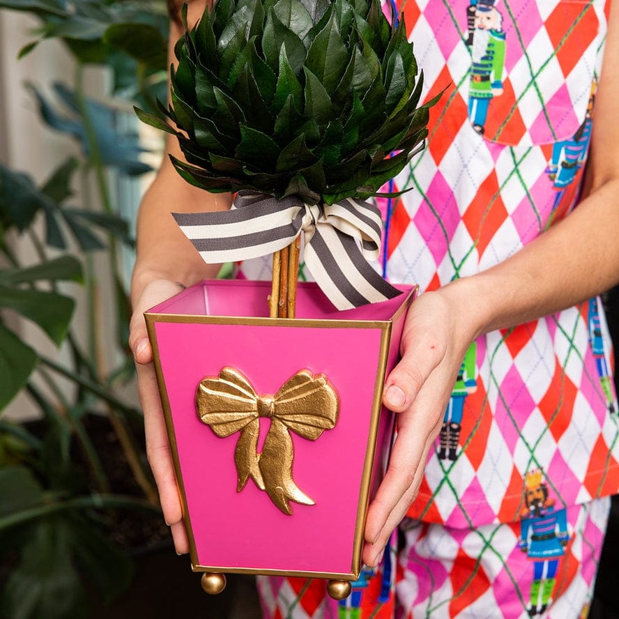 Jaye's Studio Jaye's Studio Regency Bow Square Cachepot Planter - Little Miss Muffin Children & Home