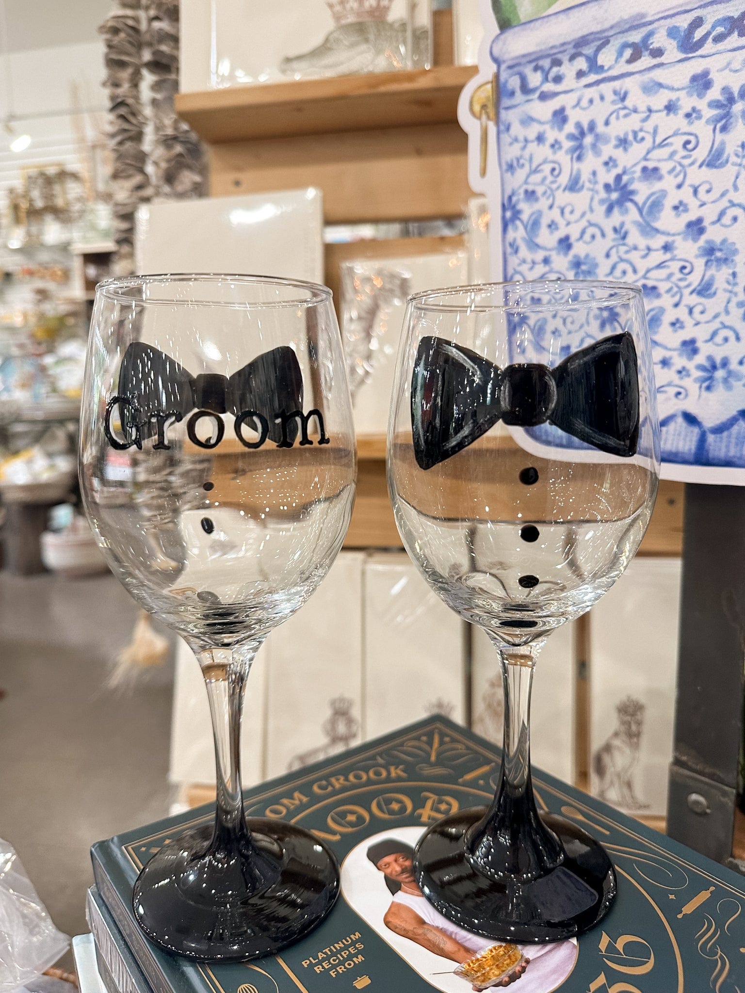 Katie Heaton Designs Groom Wine Glass - Little Miss Muffin Children & Home