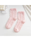 JC Sunny Fashion JC Sunny Solid Patterned Socks - Little Miss Muffin Children & Home