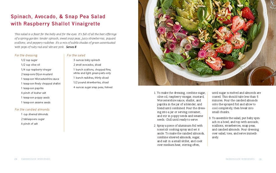 Gibbs Smith Farmhouse Weekends: Menus for Relaxing Country Meals All Year - Little Miss Muffin Children & Home