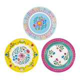 Talking Tables Talking Tables Boho Floral Paper Plates 9” Pack of 12 - Little Miss Muffin Children & Home