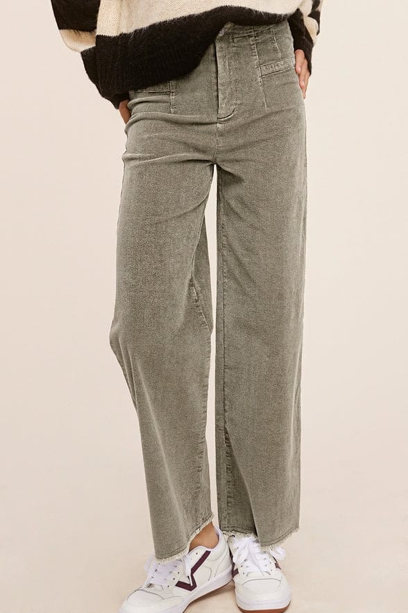 La Miel La Miel Mineral Washed Corduroy Pants - Little Miss Muffin Children & Home