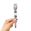 Auraquise Flocking Labubu Cartoon Decorative Ballpoint Pen, 8 Available Colors - Little Miss Muffin Children & Home