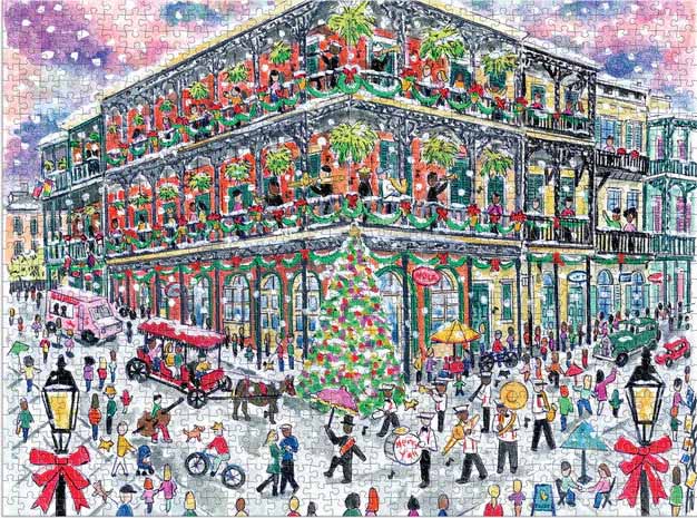 Hachette Book Group Michael Storrings Christmas in New Orleans 1000 Piece Puzzle - Little Miss Muffin Children & Home