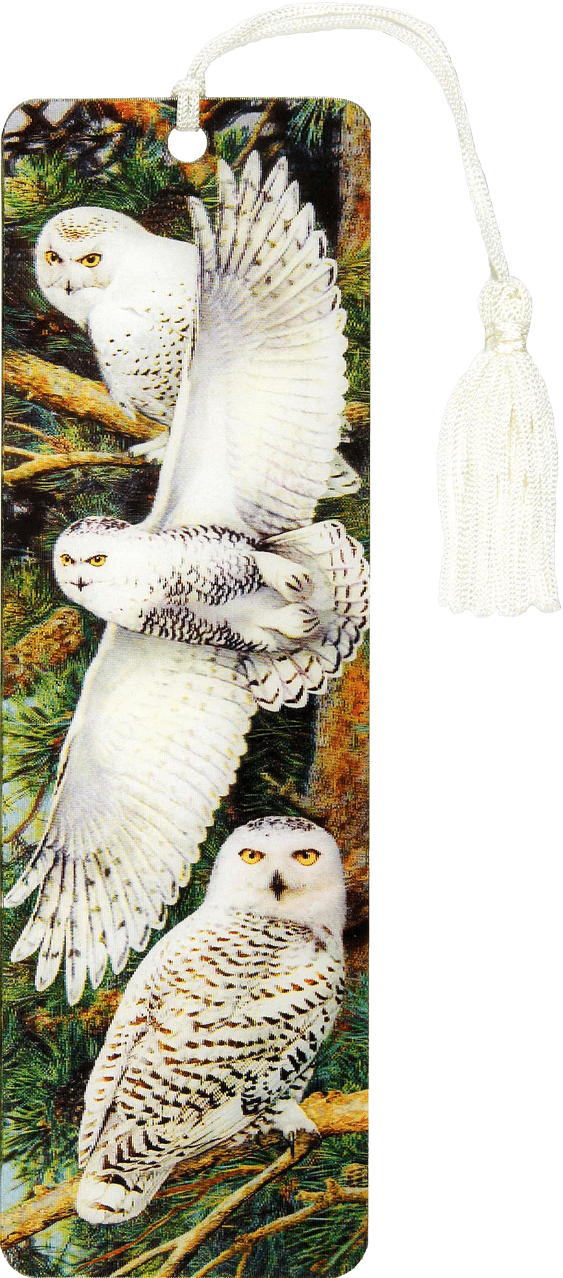 Peter Pauper Press Peter Pauper Press Snowy Owl 3-D Bookmark - Little Miss Muffin Children & Home