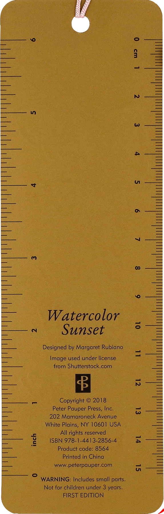 Peter Pauper Press Peter Pauper Press Watercolor Sunset Beaded Bookmark - Little Miss Muffin Children & Home